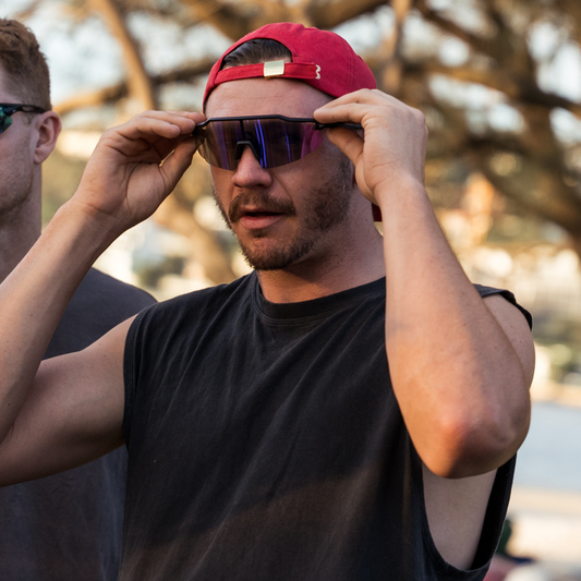 Re.balance: Protector Purple Running Sunglasses