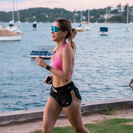 Re.balance: Purity Blue Running Sunglasses