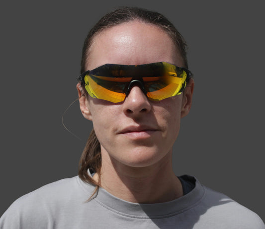 Re.flex: Protector Orange Running Sunglasses