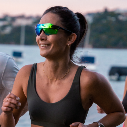 Re.flex: Protector Green Running Sunglasses