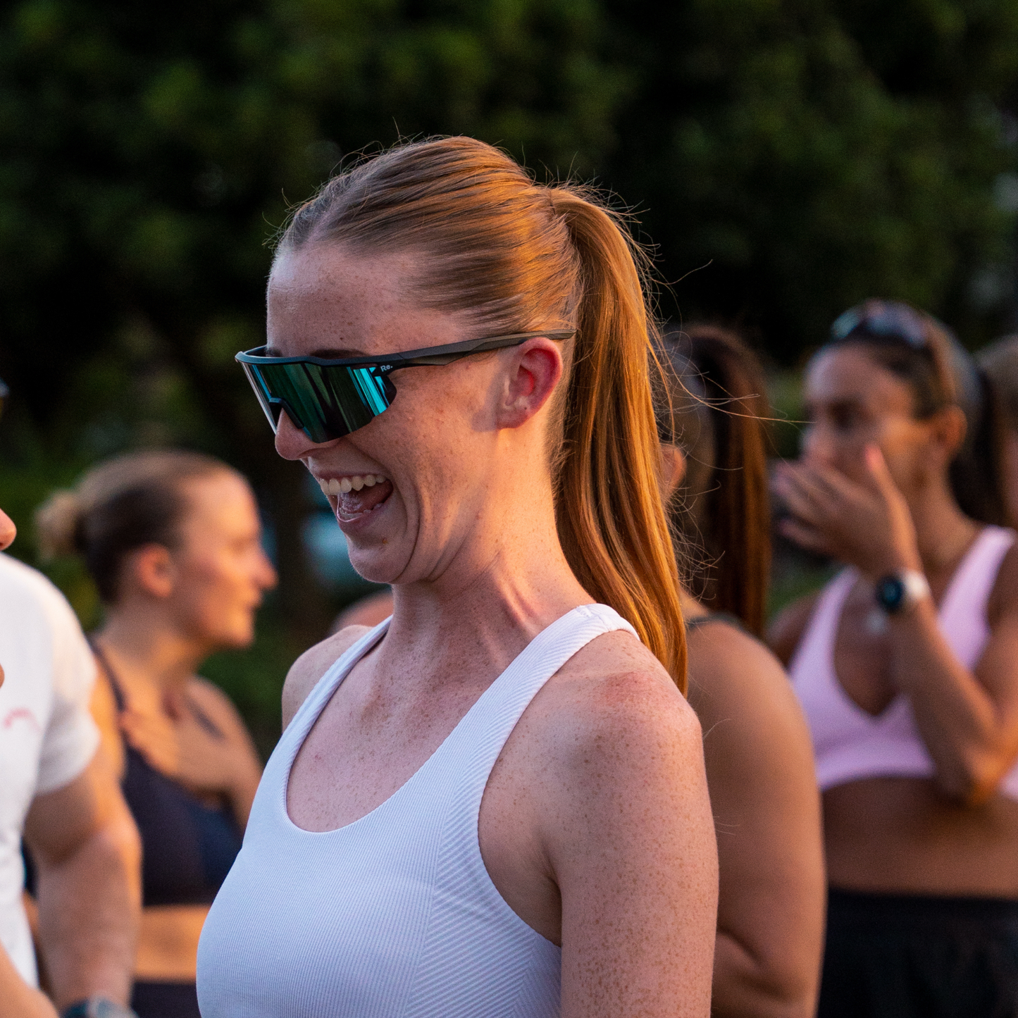 Re.balance: Purity Blue Running Sunglasses