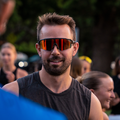 Re.silience: Purity Orange Running Sunglasses