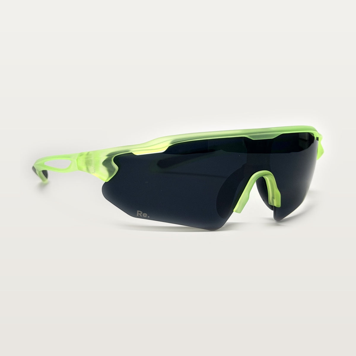 Re.glide: Protector Black (Neon Yellow Frame) Running Sunglasses