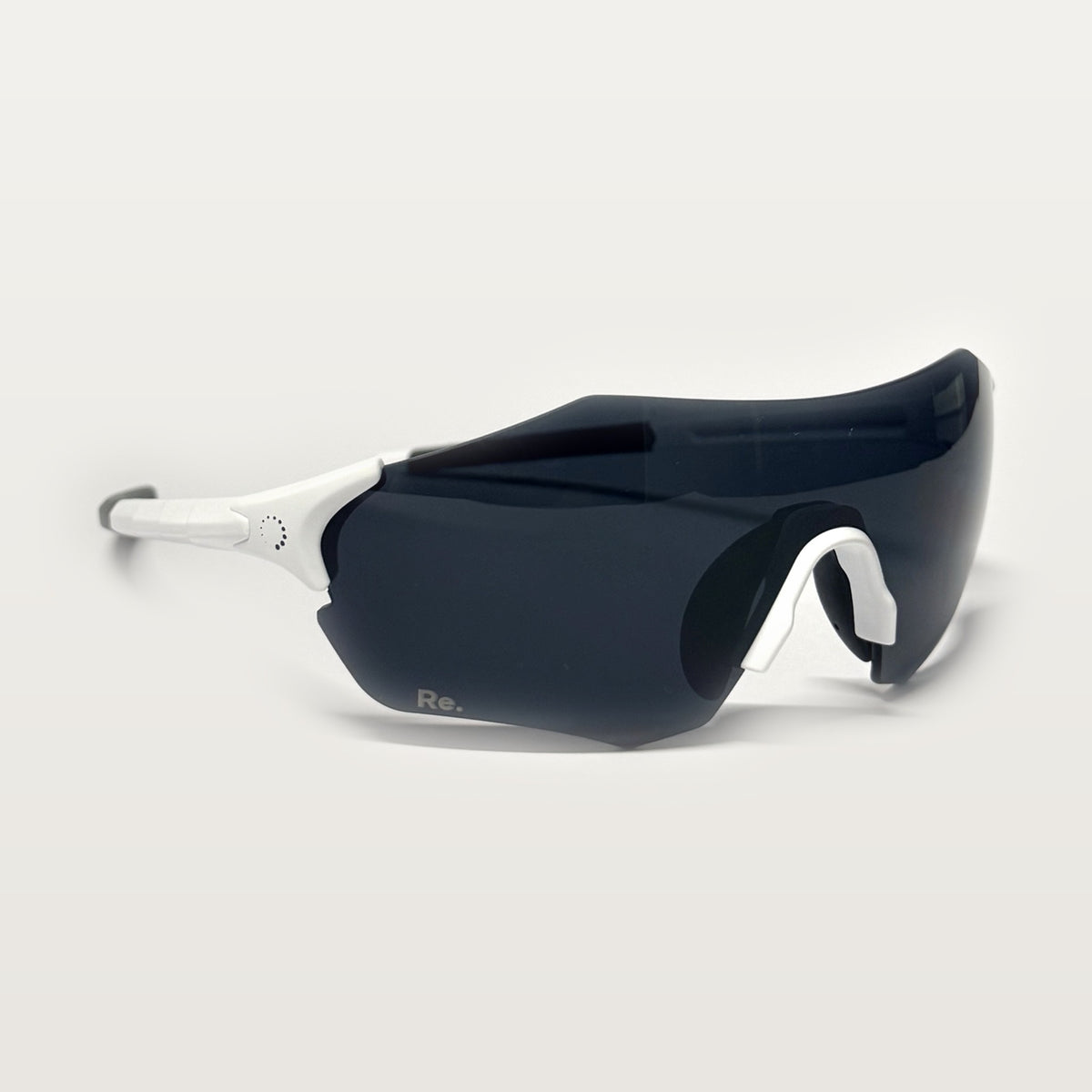 Re.flex: Protector Black (White Frame) Running Sunglasses