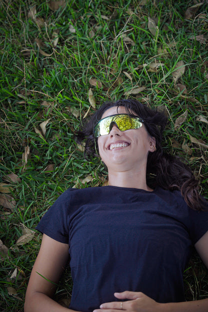 Re.glide: Protector Gold Running Sunglasses