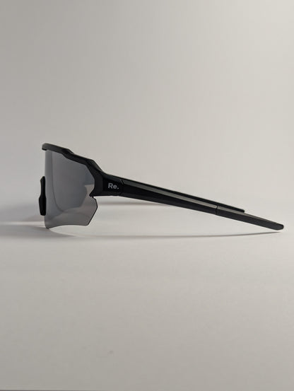 Re.silience: Protector Black Chrome Running Sunglasses