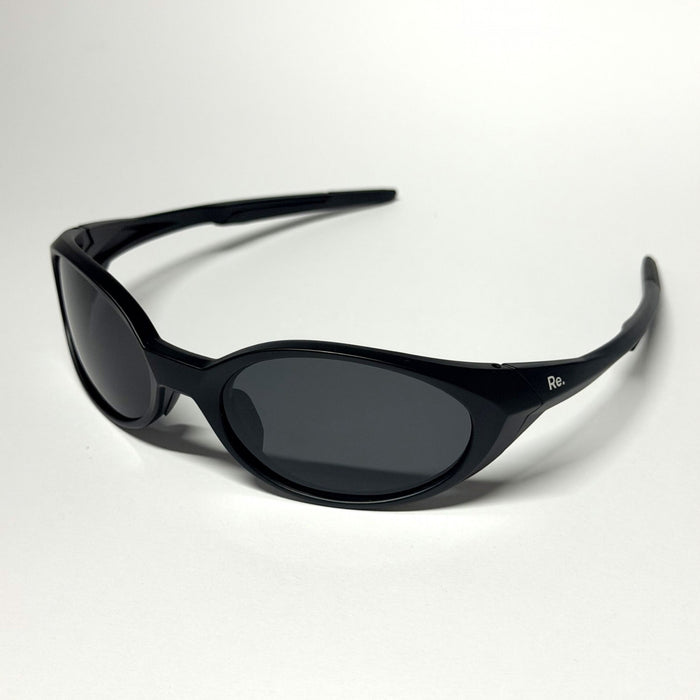 Re.wind: Black / Black Running Sunglasses