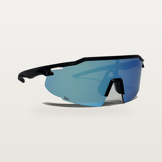 re balance purity blue running sunglasses