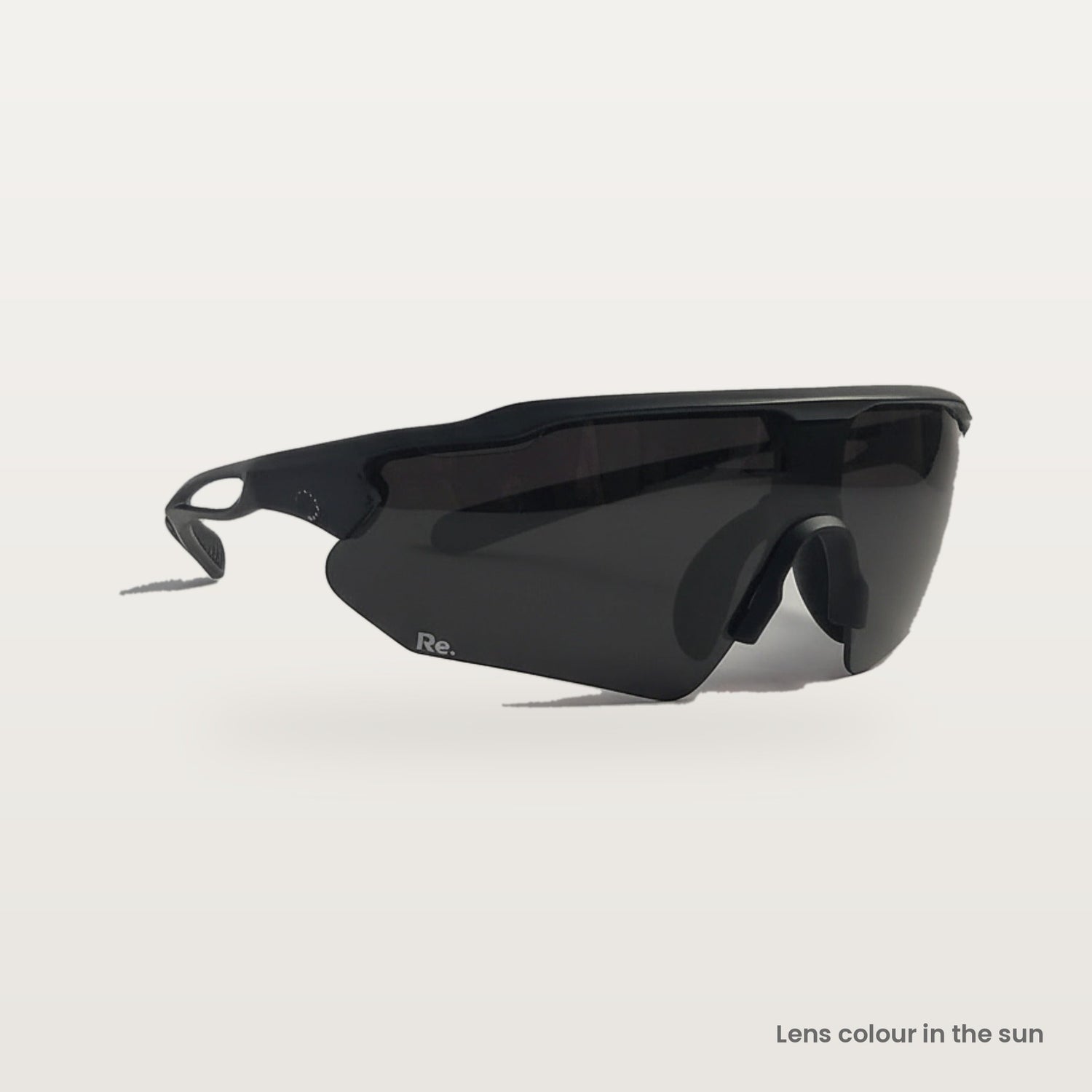re glide infinity running sunglasses lens colour in the sun