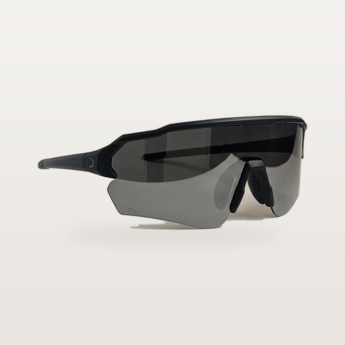 Re.silience: Protector Black Chrome Running Sunglasses