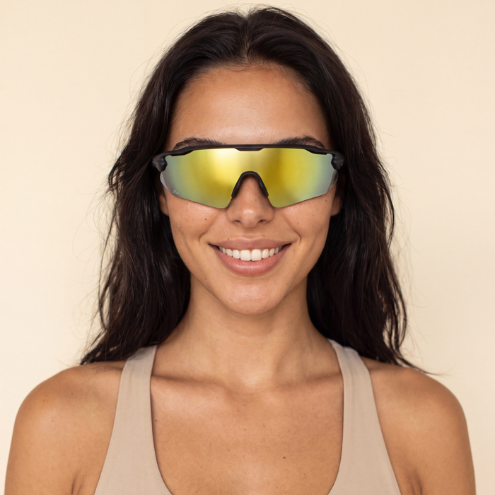 Re.glide: Protector Gold Running Sunglasses