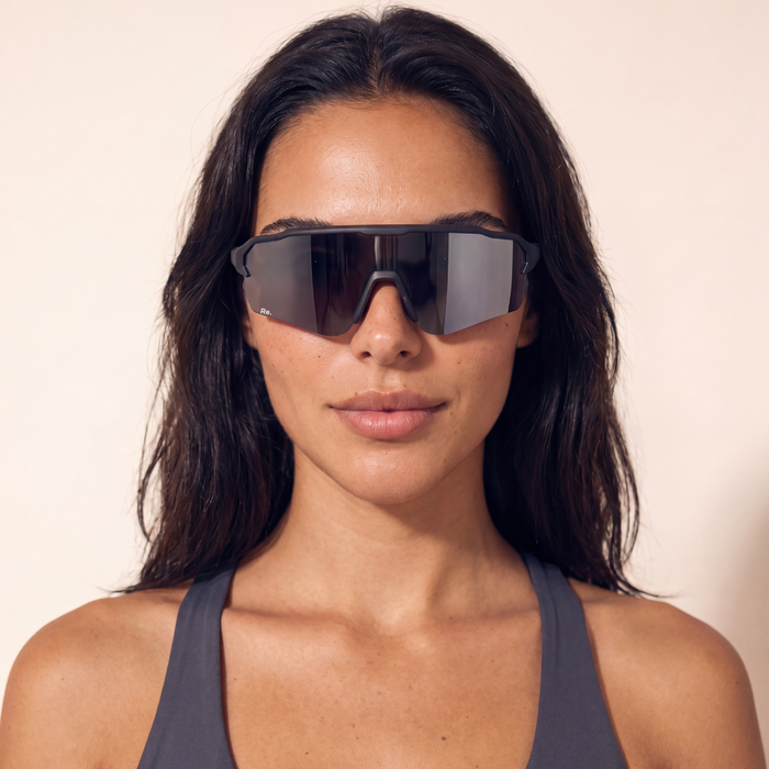 Re.silience: Protector Black Chrome Running Sunglasses