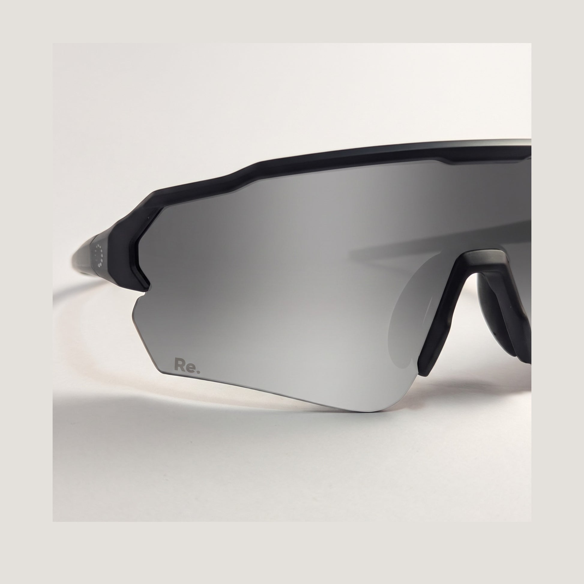 Re.silience: Protector Black Chrome Running Sunglasses
