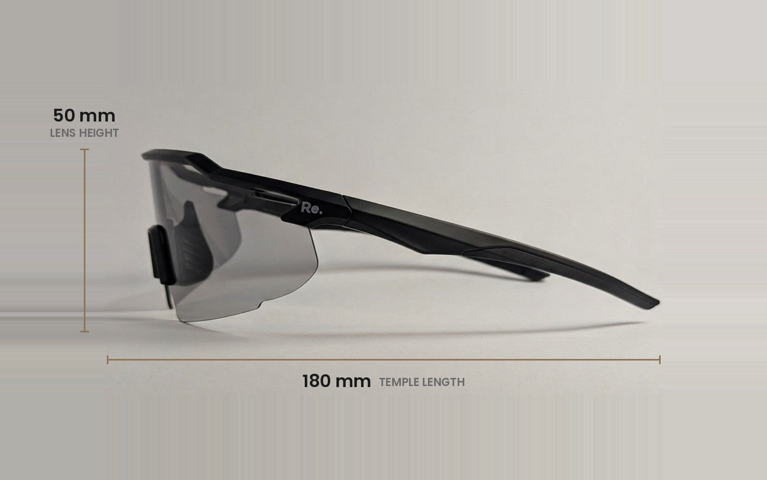 Side profile dimensions