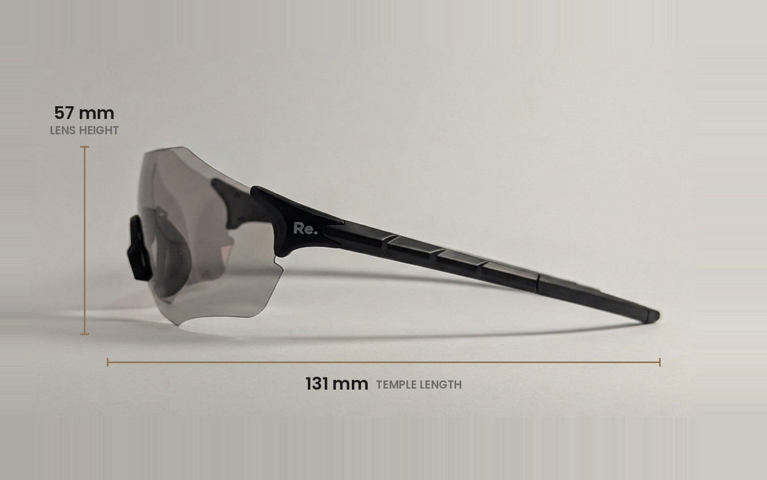 Side profile dimensions